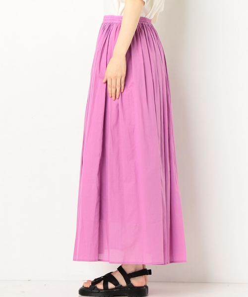 Another Edition（アナザーエディション）の「マキシスカート2 ◆（スカート・レディース・オフホワイト/ライラック/イエロー・FREE）」の18枚目の写真