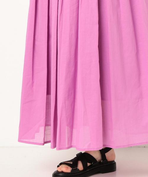 Another Edition（アナザーエディション）の「マキシスカート2 ◆（スカート・レディース・オフホワイト/ライラック/イエロー・FREE）」の12枚目の写真