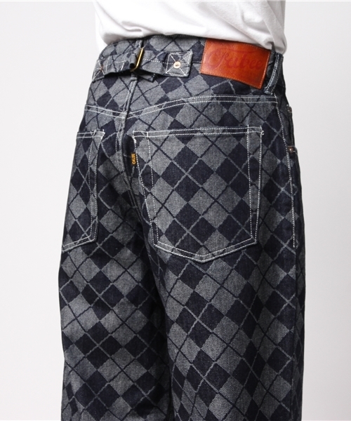 CALEE（キャリー）の「ARGYLE DENIM PANTS（デニムパンツ）」 - WEAR