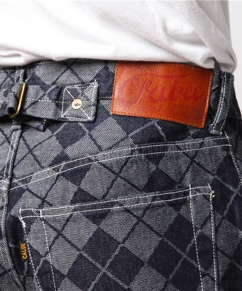 CALEE（キャリー）の「ARGYLE DENIM PANTS（デニムパンツ）」 - WEAR