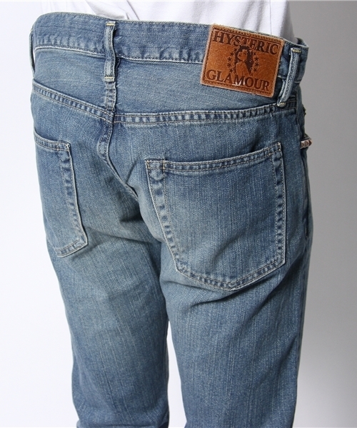 HYSTERIC GLAMOUR（ヒステリックグラマー）の「LU加工デニムスリムストレートPT（デニムパンツ・メンズ・インディゴブルー/ダークインディゴブルー・28inch/30inch/32inch/34inch）」の6枚目の写真