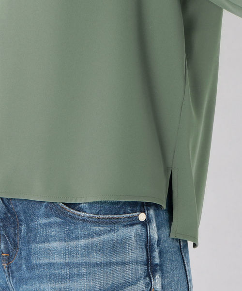 SHIPS（シップス）の「レースハイネックブラウス（シャツ/ブラウス・レディース・ブラック/オフホワイト/オリーブ/イエロー・ONE SIZE）」の11枚目の写真