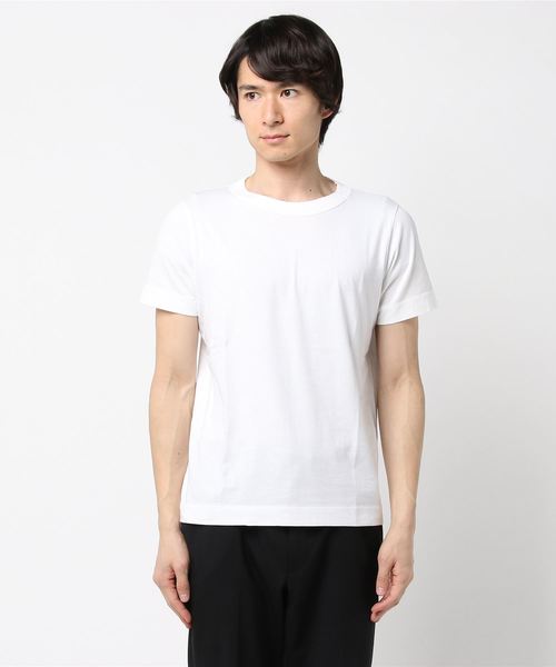 homspun(ホームスパン)の「homspun / 半袖 Tシャツ <MEN>(Tシャツ/カットソー・メンズ・ブラック/ネイビー/ホワイト・SMALL)」の4枚目の写真