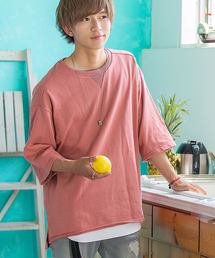 MinoriTY | 裏毛ビッグシルエット半袖カットソー Tシャツ スウェット ワイド (Tシャツ/カットソー)