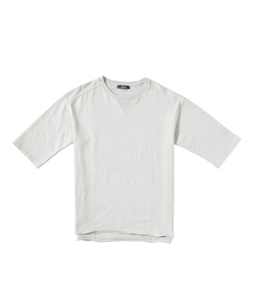 MinoriTY（マイノリティ）の「裏毛ビッグシルエット半袖カットソー Tシャツ スウェット ワイド （Tシャツ/カットソー・メンズ・ブラック/杢グレー/ピンク系その他/オフホワイト/ベージュ・FREE）」の15枚目の写真