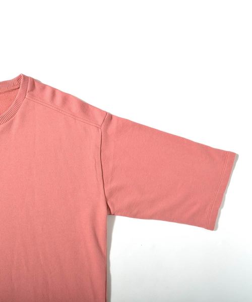 MinoriTY（マイノリティ）の「裏毛ビッグシルエット半袖カットソー Tシャツ スウェット ワイド （Tシャツ/カットソー・メンズ・ブラック/杢グレー/ピンク系その他/オフホワイト/ベージュ・FREE）」の19枚目の写真