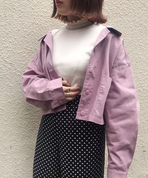 apres jour(アプレジュール)の「マルチカラーネックフリルトップス【ZOZOTOWN限定アイテム】(Tシャツ/カットソー・レディース・ブラック/オフホワイト・フリー)」の9枚目の写真