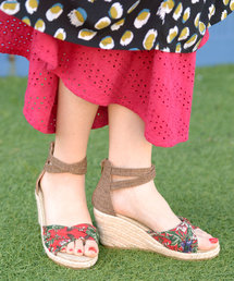 チャイハネ | 【チャイハネ】レトロハワイアンウェッジサンダル(サンダル)