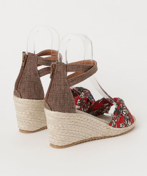 チャイハネ（チャイハネ）の「【チャイハネ】レトロハワイアンウェッジサンダル（サンダル・レディース・ネイビー/レッド・MEDIUM）」の11枚目の写真