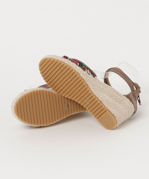 チャイハネ（チャイハネ）の「【チャイハネ】レトロハワイアンウェッジサンダル（サンダル・レディース・ネイビー/レッド・MEDIUM）」の5枚目の写真