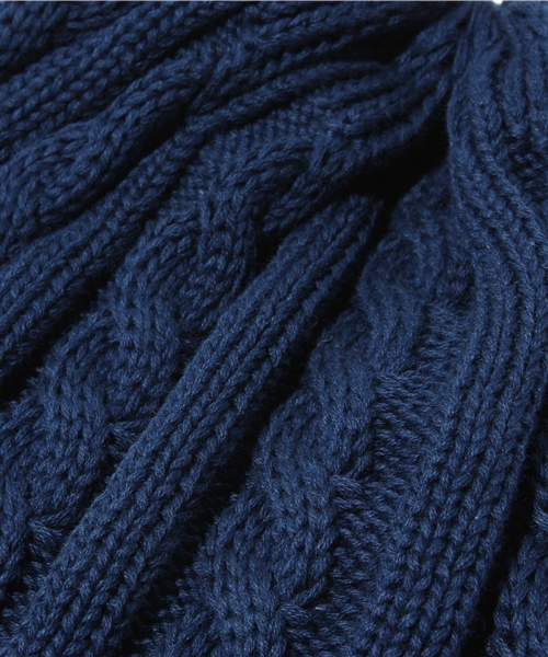 BEAMS（ビームス）の「DELUXE CLOTHING / FEATHER（ニットキャップ/ビーニー・メンズ・ミント/ネイビー・ONE SIZE）」の6枚目の写真