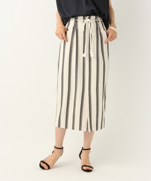 A part by（アパートバイ）の「Cストライプタイトスカート2 797271（スカート・レディース・ホワイト系その他/ベージュ系その他/ブルー系その他・MEDIUM/LARGE）」の16枚目の写真