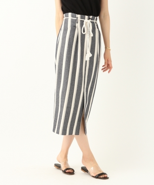 A part by（アパートバイ）の「Cストライプタイトスカート2 797271（スカート・レディース・ホワイト系その他/ベージュ系その他/ブルー系その他・MEDIUM/LARGE）」の18枚目の写真