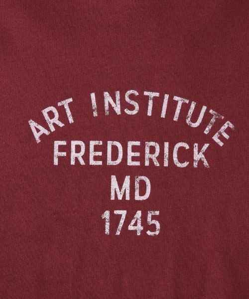 LOWRYS FARM（ローリーズファーム）の「ロゴプリントチュニック　808506（Tシャツ/カットソー・レディース・チャコールグレー/ベージュ/オフホワイト/ボルドー・FREE）」の16枚目の写真