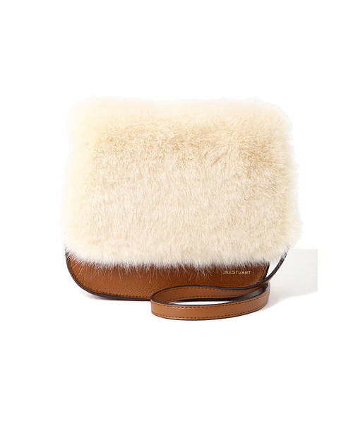 JILL STUART（ジルスチュアート）の「◆ティリーファーバッグ（ショルダーバッグ・レディース・ネイビー/ブラウン・ﾌﾘ-）」の3枚目の写真