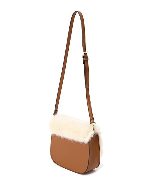 JILL STUART（ジルスチュアート）の「◆ティリーファーバッグ（ショルダーバッグ・レディース・ネイビー/ブラウン・ﾌﾘ-）」の4枚目の写真