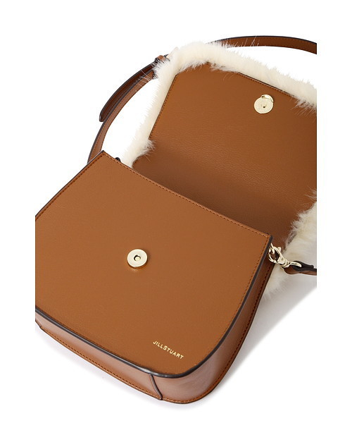 JILL STUART（ジルスチュアート）の「◆ティリーファーバッグ（ショルダーバッグ・レディース・ネイビー/ブラウン・ﾌﾘ-）」の8枚目の写真