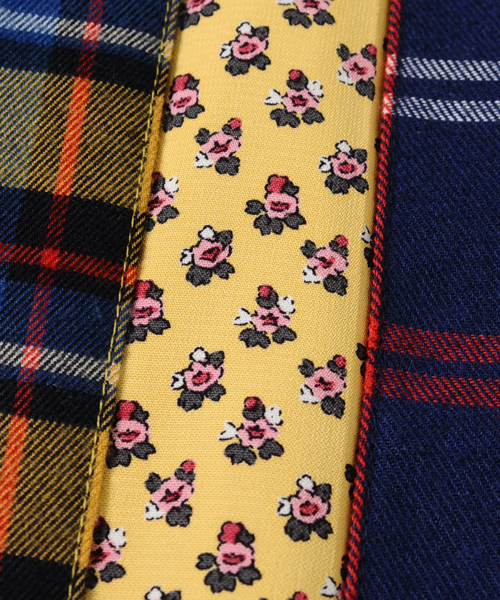 Candy Stripper（キャンディストリッパー）の「CHECK SWITCHED PLEATS スカート（スカート・レディース・アイボリー/ブラック/チャコールグレー/イエロー・1/2）」の10枚目の写真