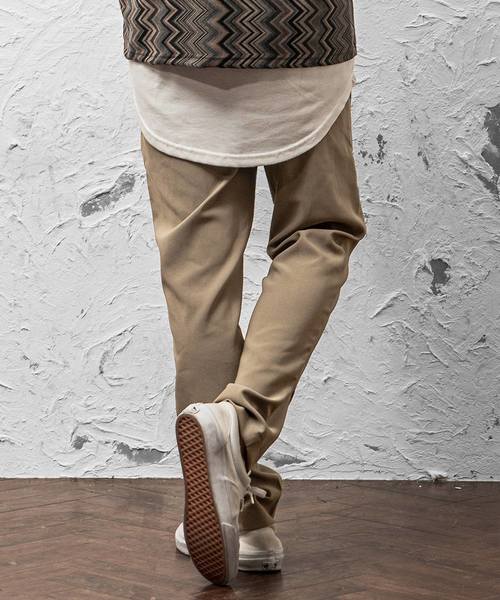 MinoriTY（マイノリティ）の「センタープレステーパードパンツ（その他パンツ・メンズ・グリーン/ブラウン/ブラック・M/L）」の5枚目の写真
