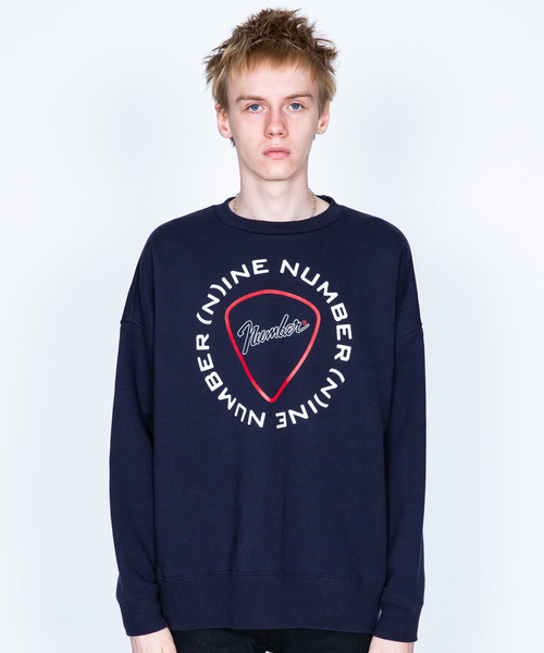 Number N Ine ナンバーナイン の Number N Ine Web限定 ビッグシルエットサークルロゴスウェットトレーナー スウェット Wear