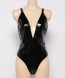 L.A. ROXX�i�G���G�[ ���b�N�X�j�́uThe Black PVC Bodysuit�i�u���b�N PVC�{�f�B�X�[�c�j�i���̑��g�b�v�X�j�v