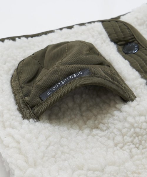 Otonato（オトナト）の「リバーシブルリメイクベスト（ダウンベスト・キッズ・チャコール/アイボリー・80/90/95/100/110/120/130/140）」の6枚目の写真