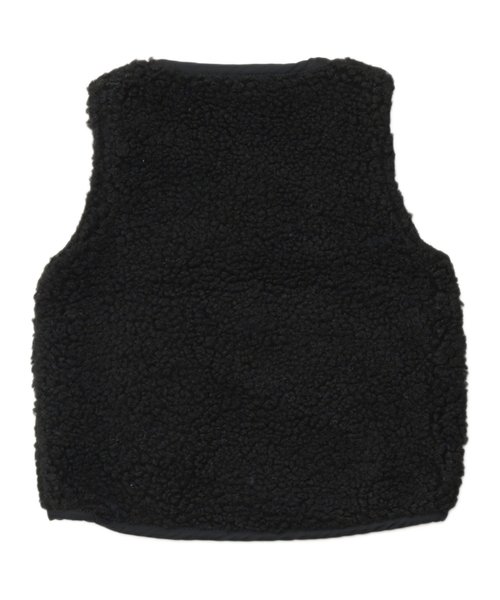 Otonato（オトナト）の「リバーシブルリメイクベスト（ダウンベスト・キッズ・チャコール/アイボリー・80/90/95/100/110/120/130/140）」の15枚目の写真