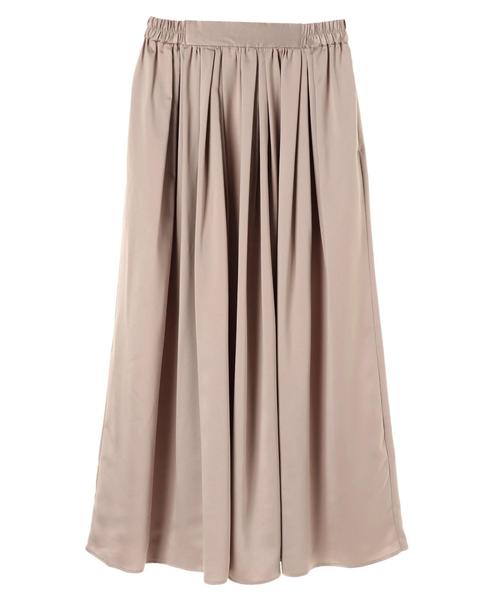 AMERICAN HOLIC（アメリカンホリック）の「・ギャザーロングスカート＊（スカート・レディース・キャメル/グリーン/テラコッタ/モカ/マスタード/ベージュ系その他・FREE）」の7枚目の写真