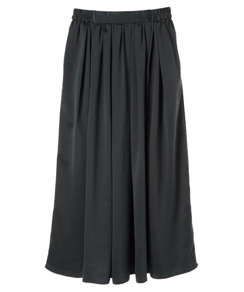 AMERICAN HOLIC（アメリカンホリック）の「・ギャザーロングスカート＊（スカート・レディース・キャメル/グリーン/テラコッタ/モカ/マスタード/ベージュ系その他・FREE）」の12枚目の写真