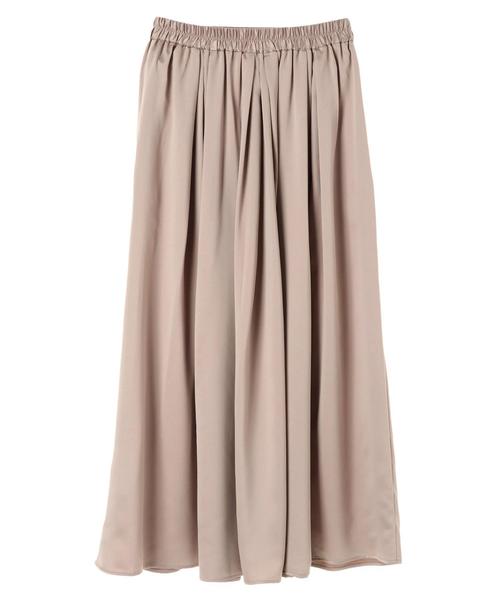 AMERICAN HOLIC（アメリカンホリック）の「・ギャザーロングスカート＊（スカート・レディース・キャメル/グリーン/テラコッタ/モカ/マスタード/ベージュ系その他・FREE）」の15枚目の写真