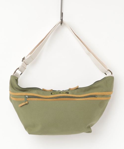 GREEN BOWL（グリーンボウル）の「GREEN BOWL Canvas Body Bag/グリーンボウル キャンバス ボディ バッグ（ボディバッグ/ウエストポーチ・メンズ・オリーブ/カーキ・FREE）」の7枚目の写真