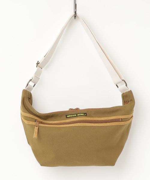 GREEN BOWL（グリーンボウル）の「GREEN BOWL Canvas Body Bag/グリーンボウル キャンバス ボディ バッグ（ボディバッグ/ウエストポーチ・メンズ・オリーブ/カーキ・FREE）」の6枚目の写真