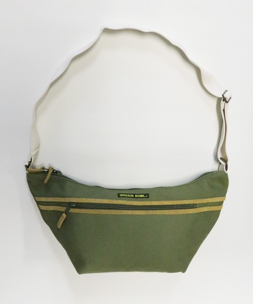 GREEN BOWL（グリーンボウル）の「GREEN BOWL Canvas Body Bag/グリーンボウル キャンバス ボディ バッグ（ボディバッグ/ウエストポーチ・メンズ・オリーブ/カーキ・FREE）」の19枚目の写真