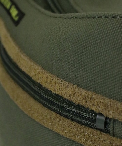 GREEN BOWL（グリーンボウル）の「GREEN BOWL Canvas Body Bag/グリーンボウル キャンバス ボディ バッグ（ボディバッグ/ウエストポーチ・メンズ・オリーブ/カーキ・FREE）」の15枚目の写真