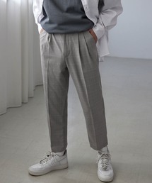 チノトラウザーズ テーパードシルエット アンクルTRスラックス
