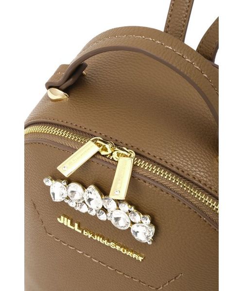 JILL by JILL STUART（ジルバイジルスチュアート）の「【sweet11月号掲載】ビジューロイヤルズバックパック（バックパック/リュック・レディース・ブラック/ホワイト系その他/ライトベージュ・ﾌﾘ-）」の8枚目の写真