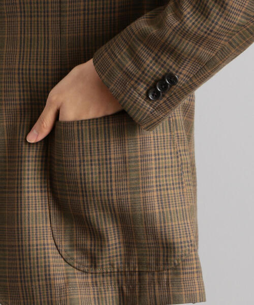 green label relaxing（グリーンレーベルリラクシング）の「NM CI ｳｰﾙﾘﾈﾝ NT 2B ジャケット（テーラードジャケット・メンズ・オリーブ/ネイビー/その他1・L/XL/M/S）」の17枚目の写真