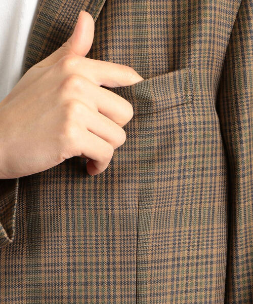 green label relaxing(グリーンレーベルリラクシング)の「NM CI ウールリネン NT 2B ジャケット ◆(テーラードジャケット・メンズ・ネイビー/オリーブ/その他1・S/M/L/XL)」の17枚目の写真