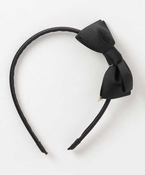 Catherine Cottage（キャサリンコテージ）の「キーチャーム付きリボンカチューシャ（カチューシャ・キッズ・レッド/ブラック/ネイビー/ブラウン/アイボリー/ピンク・FREE）」の11枚目の写真