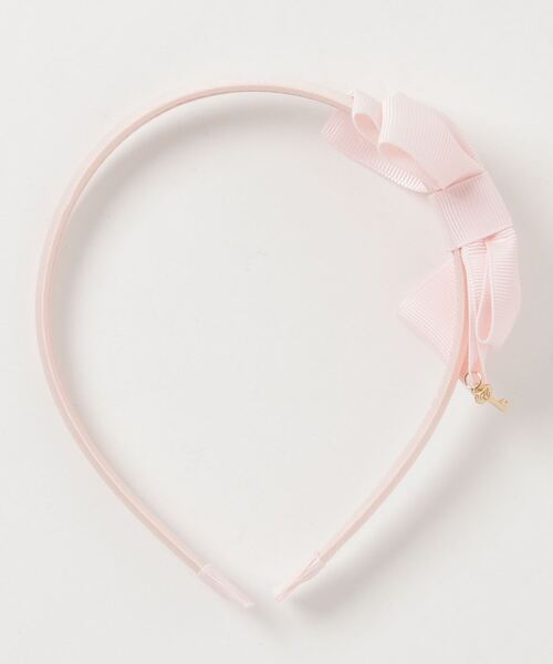 Catherine Cottage（キャサリンコテージ）の「キーチャーム付きリボンカチューシャ（カチューシャ・キッズ・レッド/ブラック/ネイビー/ブラウン/アイボリー/ピンク・FREE）」の12枚目の写真