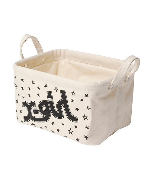X-girl（エックスガール）の「LOGO STARS MULTI BOX（収納グッズ・レディース・ホワイト/ブラック・ONE SIZE）」の2枚目の写真