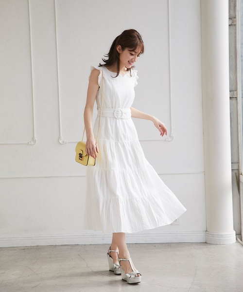 tocco closet（トッコ クローゼット）の「ベルト付き肩フリルハート  