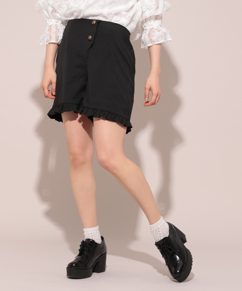 apres jour(アプレジュール)の「フリルショートパンツ【ZOZOTOWN限定アイテム】(その他パンツ・レディース・その他/アイボリー/ブラック/サックスブルー・フリー)」の13枚目の写真