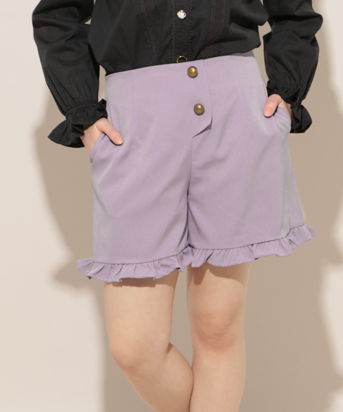apres jour(アプレジュール)の「フリルショートパンツ【ZOZOTOWN限定アイテム】(その他パンツ・レディース・その他/アイボリー/ブラック/サックスブルー・フリー)」の20枚目の写真