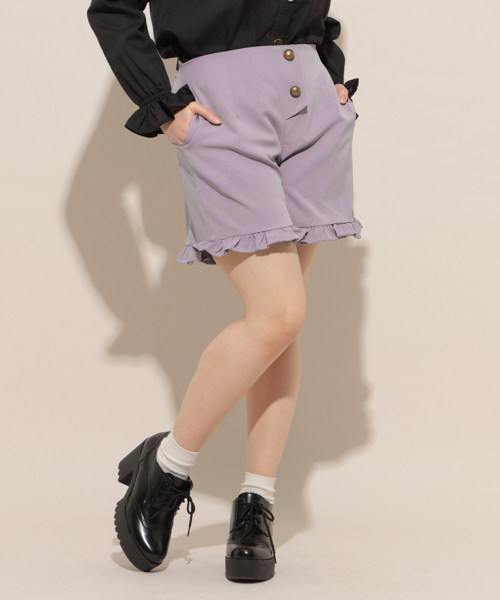 apres jour(アプレジュール)の「フリルショートパンツ【ZOZOTOWN限定アイテム】(その他パンツ・レディース・その他/アイボリー/ブラック/サックスブルー・フリー)」の22枚目の写真