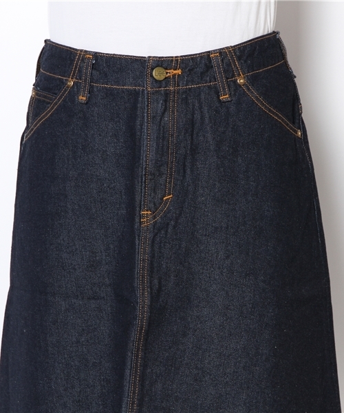 And A（アンドエー）の「フレアスカート (Lee×And A)（デニムスカート・レディース・ホワイト/ネイビー・36/38）」の8枚目の写真