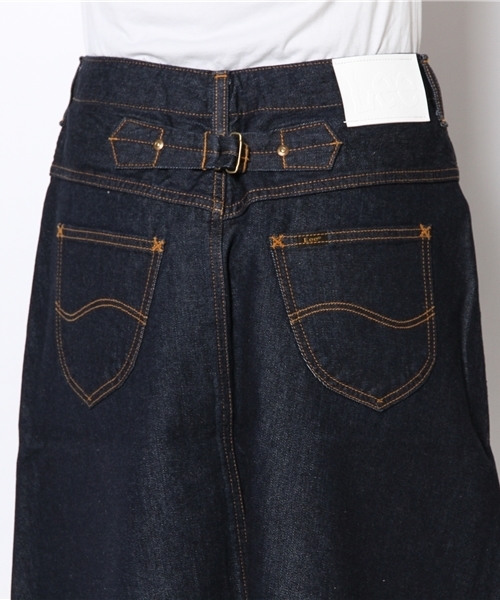 And A（アンドエー）の「フレアスカート (Lee×And A)（デニムスカート・レディース・ホワイト/ネイビー・36/38）」の9枚目の写真