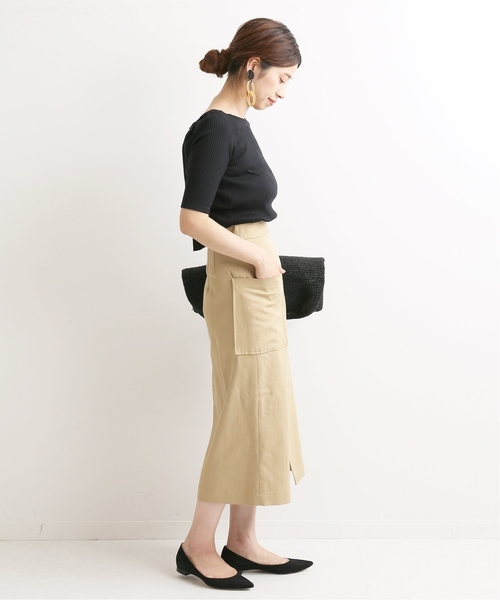 セール】フロントボタンポケット付きスカート◇（スカート）｜VERMEIL  