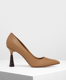 CHARLES & KEITH | スカルプチュアル ヒールパンプス / Sculptural Heel Pumps(パンプス)
