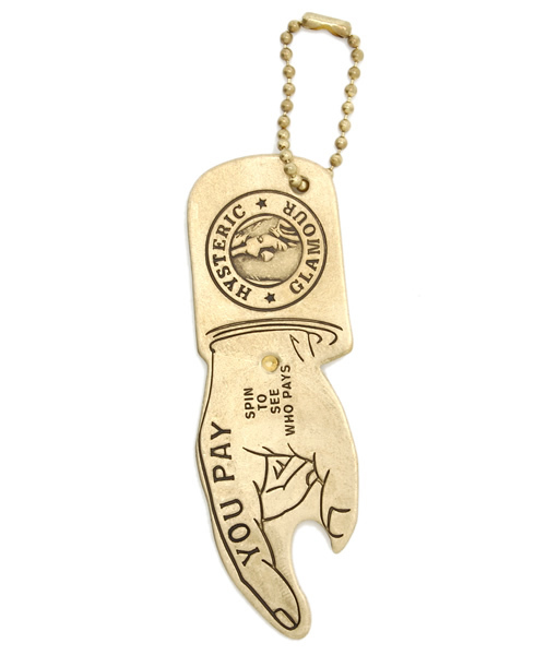 HYSTERIC GLAMOUR（ヒステリックグラマー）の「YOU PAY キーホルダー